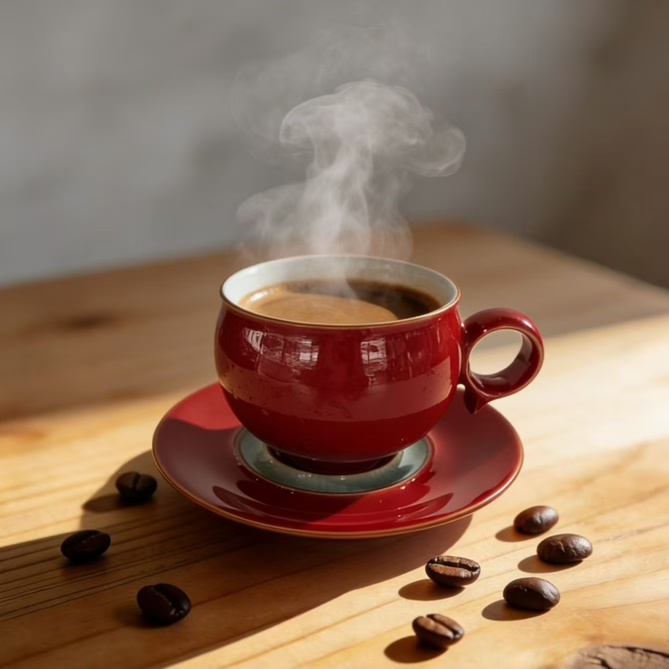 郎红釉主人杯、郎红圆满杯、红釉蛋型品茗杯